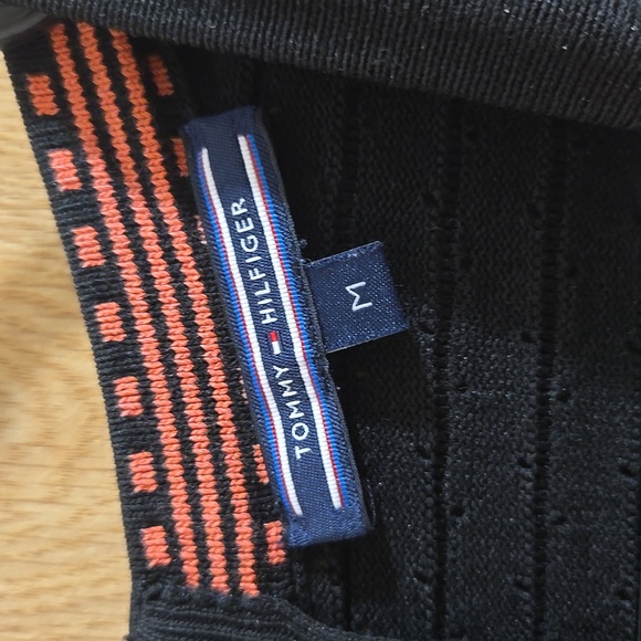 🇺🇦 New Black Ribbed Short Sleeve Top Size Medium - Picture 10 of 12